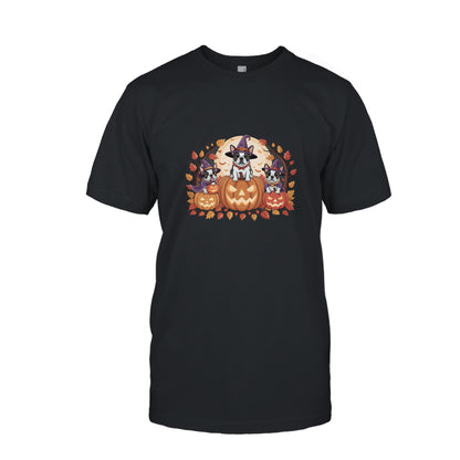 Boston Terrier Witches Halloween Shirt