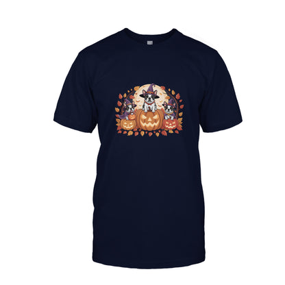 Boston Terrier Witches Halloween Shirt