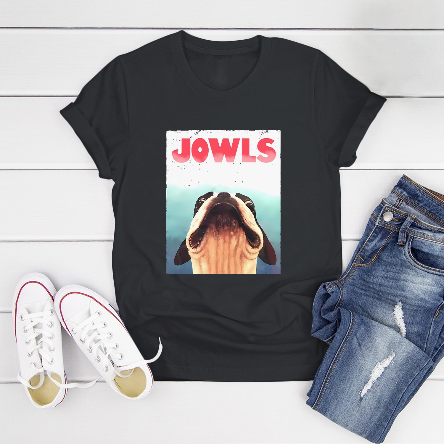 Funny Jowls Boston Terrier Shirt